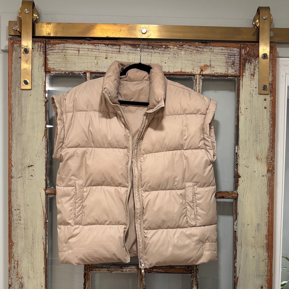 Amazon Tan Puffer Vest